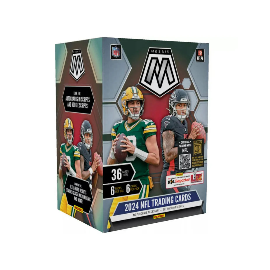 2024 Mosaic Football Hobby Blaster Box Red Parallels