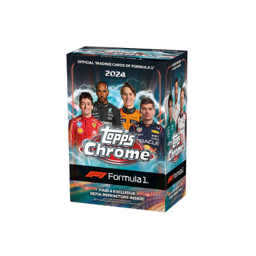 2024 Topps Chrome Formula 1 Racing 6 Pack Blaster Box F1